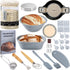 Sourdough Starter Kit, Sourdough Bread Baking Supplies, 40oz Sourdough Starter Jar, Silicone