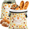 2 Pack Bread Bags for Homemade Sourdough, Reusable Sourdough Storage Bags, Fresh