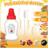 16 Bottles,25ML pcs Mini Ketchup Condiment Squeeze Bottles Plastic Sauce Container for Kids Lunch box Portable
