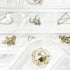 1-Pack Hanging Jewelry Organizer, 80-Pocket Dual-sided Storage for Earring, Necklace, Bracelet, Ring, White