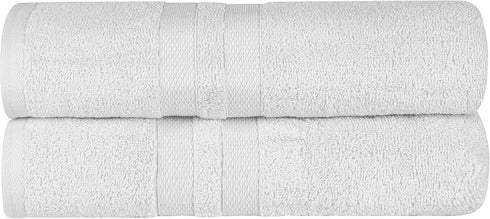 Superior Ultra-Soft 2-Piece Cotton Bath Sheet Set, Perfect for Bathroom Decor, Shower,
