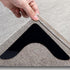 4 Pcs Anti-Slip Rug Grips, Double Sided Non-Slip Carpet Tape, Non Slip Rug Pads for Hardwood Floors and Tiles