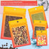 Funfery 100 Pieces Resealable Smell Proof Bags for Food Storage, Clear Mylar Bags for Small Business Packaging