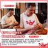 50 23 Inches SATINIOR Pieces Disposable Adults Crab Bibs with Pocket Plastic Funny Bib for Seafood Restaurants and Crab