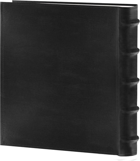 Pioneer Photo Albums 200-Pocket European Bonded Leather Photo Album for 5 by 7-Inch Prints, Black