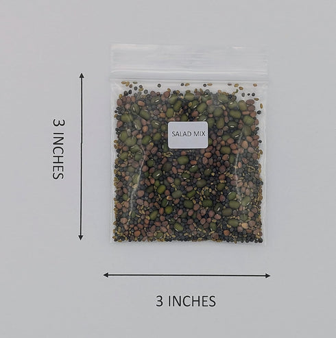 Pack Pack 10 2 packs Variety Sprouting Seeds Broccoli, Alfalfa, Radish, Mung beans & Salad Mix for Sprouts