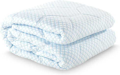 Vibe Cooling Quilted Memory Foam Mattress Pad, King