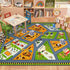5.3x6.6 STARUIA Kids Cars Rug for Playroom, Car Rug Play Mat Non-Slip City Road Map Kids Rugs for Bedroom Boys