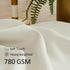 Treatmentex Pompom Window Curtain Panels, Natural 45" Long Ivory Curtain Drapes for Small Windows