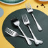 Kyraton Serving Forks Set of 4 Pieces, Stainless Steel Cold Meat Serving Utensils