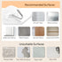 Mlici 24 Pack Clear Self-Adhesive Wall Hooks - 30lbs Heavy-Duty Sticky Hooks for Kitchen Bathroom