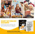 8oz Honey Dispenser, Honey Dispenser No Drip Glass with Stand, Honey Container & Coffee Syrup Dispenser for Tea Time