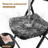 Bonnlo 2-Pack Black Plastic Folding Chairs, Portable Seat with Sturdy Steel Frame for Indoor & Outdoor Use, Perfect
