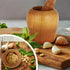 Handmade Acacia Wood Mortar and Pestle - Ideal for Spices, Herbs, Garlic, and Kitchen Essentials