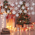 GOER 36 Pcs Snowflake Hanging Swirls for Christmas, New Year, Winter Party Decorations