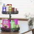 2 12 Inch Countertop Two Tier Lazy Susan Organizer Turntable Height Adjustable, Tier Lazy Susan Metal Easy Assembly