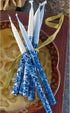 Rite Lite Premium Pack of 45 Chanukah Candles - Splash Blue and White for your Hanukkah Menorah