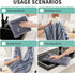 SALAS Sets 16" 26", 6 Packs, Kitchen Dish Towels for Drying Dishes, Large Cotton Kitchen Towels, Stripped Terry Dish
