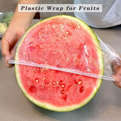 100pcs Elastic Bowl Covers for Bread Proofing, Plastic Wrap for Food, Vegetable, and Fruit Storage