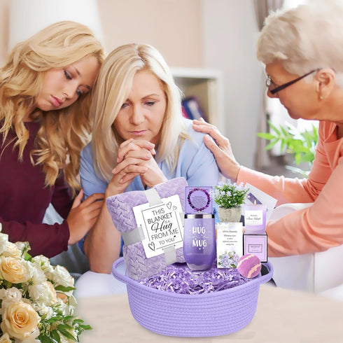 AMIDA Sympathy Gift Baskets Sympathy Gifts for Loss of Loved One Dad Mom Husband Sister Friend Bereavement Gifts