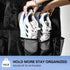 Teikou 35Large 4 Pockets Over The Door Shoe Organizer, Mesh Pockets Shoe Holder Rack, Capacity hanging shoe