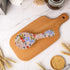 Ceramic Spoon Rest for Stove Top, Large Floral Spoon Holder for Kitchen Counter, Modern Farmhouse Decor