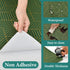 Shelf Liners for Kitchen Cabinets 17.5in x 20FT, Non-Adhesive Strong Non-Slip Thickened Gold Green Geometric Drawer
