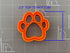 Dog Paw Cookie Cutter (2.5)