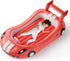 QPAU Blow up Inflatable Toddler Travel Bed with Sides, Toddler Air Mattress