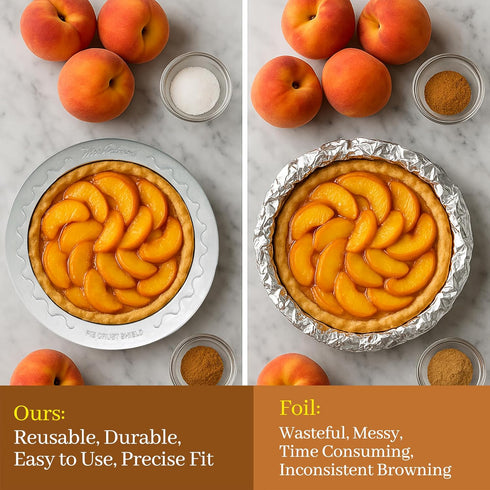 Mrs. Anderson’s Baking Pie Crust Protector Shield, Fits 8-Inch Plates