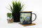 Man Of The World Blue Enamel Mug