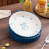 Wisenvoy 9 inch Pie Pan - Ceramic Tart Dish for Quiche, Deep Dish Pie Plate