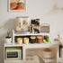 Expandable, Adjustable & Stackable Spice Rack, Metal Pantry Storage Shelves for Kitchen Countertop Organizer