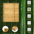 Bathroom Drawer Organizer Trays, 8 PCS Bamboo Stackable Drawer Bins for Kitchen Utensils and Makeup