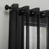 No. 918 Emily Sheer Voile Grommet Curtain Panel, 59" x 63", Black