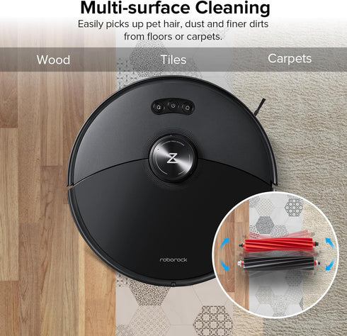 roborock Dual Main Brush Replacement - Two Roller Brushes for S8 MaxV Ultra, S8 Max Ultra Robot Vacuum Cleaner