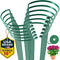 K-Brands 12 Pack Plant Support Stakes Heavy-Duty Half Round Peony Support Ring