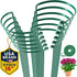 K-Brands 12 Pack Plant Support Stakes Heavy-Duty Half Round Peony Support Ring