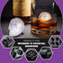 ShapedIceMolds 3D Large Skull Ice Cube Mold Tray with Lid for Whiskey Drinkers, Home Bar Enthusiasts