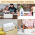 1 Pack Countertop 5mm (1) Acrylic Paper Towel Holder, Napkin Dispenser for C-Fold, Multi-Fold & Trifold Paper Towels