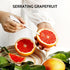 Hiware 4-piece Grapefruit Spoons and Knife, 18/8 Stainless Steel