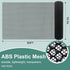 15.7IN 50FT) Chicken Plastic Wire Fencing Mesh - Heavy-Duty Plastic Chicken Black Wire Fence Mesh for Gardening