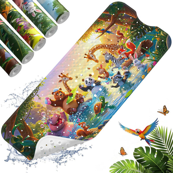 XIYUNTE Upgrade Baby Bath Mat Non Slip - 40"x16" Extra Long Kids