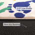 3'x5' STARUIA Colorful Kids Rug for Playroom, Washable Handprints and Footprints Rugs for Kids Room Boys and Girls
