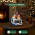 Animated Musical Christmas Village Choir Figurines Christmas Collectibles Statues Church Building & Carolers