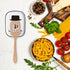 Let's Cook Ceramic Spoon Rest, Heat Resistant Large Spoon Holder for Kitchen Counter Cooking Utensil Rest