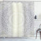 Ambesonne Grey and White Shower Curtain, Culture Mandala Circle Ombre Art Bathroom Decor Set with Hooks