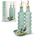 COOK WITH COLOR Glass Olive Oil Bottle Dispenser - 2 Pack- 17oz