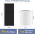 H-HF400-VP Replacement Filter Kit for Hunter H-HF400-VP Air Purifier, 1 True HEPA Filter + 4 Pre-Filters