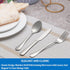 12 Pcs Forks and Spoons Silverware Set, Food Grade Stainless Steel Flatware for Home and Kitchen, Dishwasher Safe